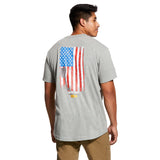 10030328 - REBAR COTTON STRONG AMERICAN GRIT GRAPHIC SHORT SLEEVE SHIRT (Ariat)