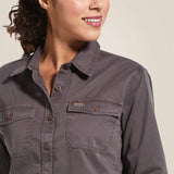 Ariat Women's Rebar Washed Twill Work Shirt 10032884