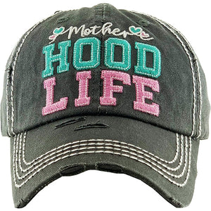 mother hood life baseball cap