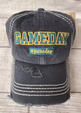 green and gold gameday ballcap