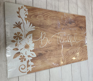 be thankful neoprene door mat