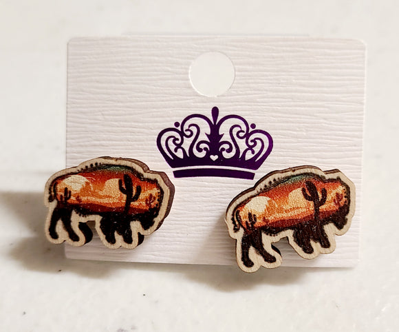 buffalo sunset earring