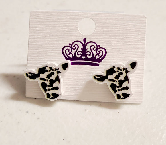 cow head earring