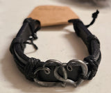 leather heart bracelet