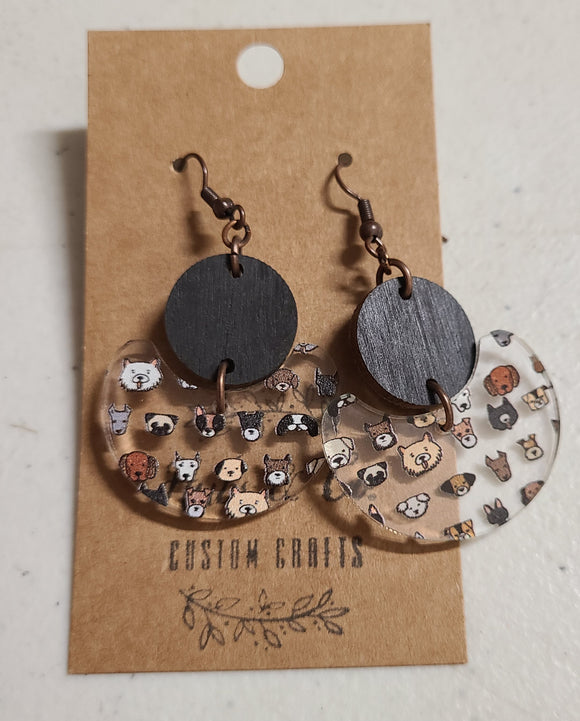 handmade dog earring