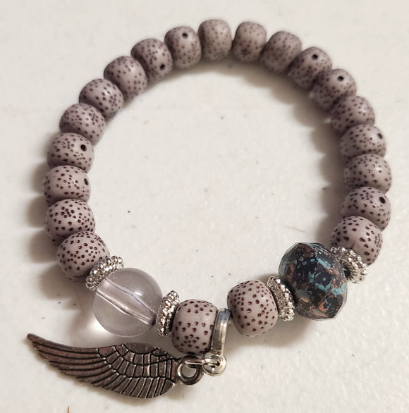 feather stretch bracelet