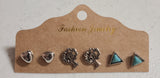 3 pack stud earring- tree