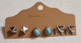 3 pack stud earring- bird