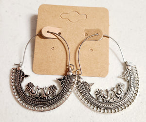 fluttering bird earring