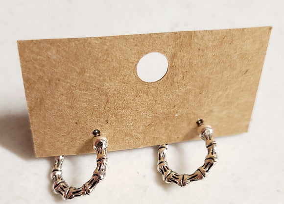 bone hoop earring