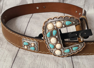 womens large stone concho belt d140007502