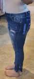 grace in la- stretch Distressed patched skinny jean en51790