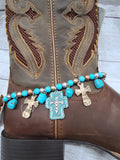 standout cross boot bracelet