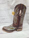 winging it outwest hand inlayed  womens corral boot