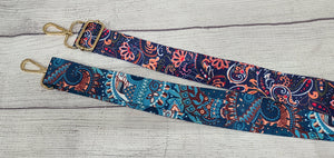 extra purse strap- paisley