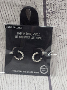 shine bright earring- 925 sterling