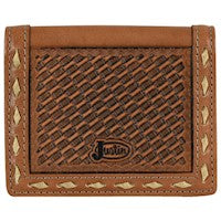 JUSTIN FP CARD WALLET BASKETWEAVE TOOL 2122783W2