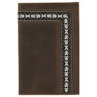 JUSTIN LOW PROFILE RODEO WALLET AZTEC TRIM 2122798W10