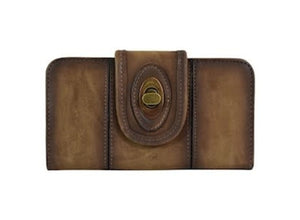 2157775W WALLET BURNISH BROWN