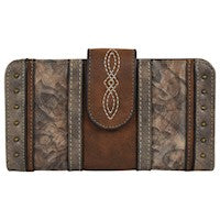 JUSTIN WALLET WEATHERED TOOLING 2161775W