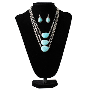 M&F Blazin Roxx Ladies Earrings and Necklace Set 3056433