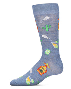 memoi bamboo Rayon socks- tequila and lime