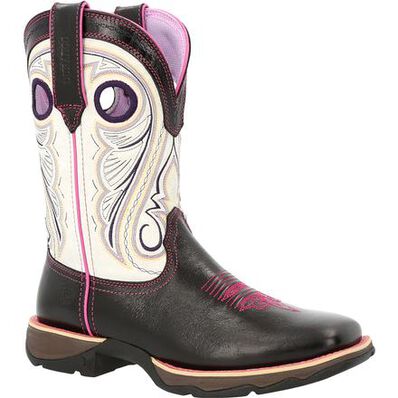 Lady Rebel™ by Durango® Women's Raven Black & White Western Boot drd0426