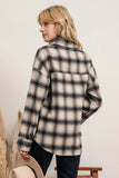 EXTENDED SHOULDER PLAID SHACKET