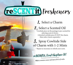 cowhide air freshners - rescentit