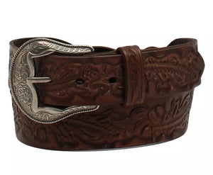 ANGEL RANCH 1.5" BRAIDED ACORN BROWN BELT D140001202