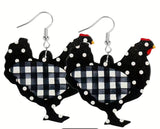 chicken earring