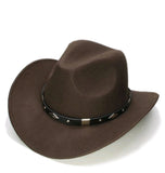 brown cowboy hat