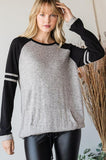 color block raglan top