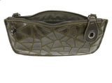 Joy Susan Joy Susan Geo Crossbody Wristlet Clutch, Dark Olive