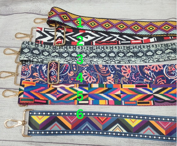 extra purse strap- wide multi