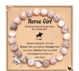 horse girl bracelet