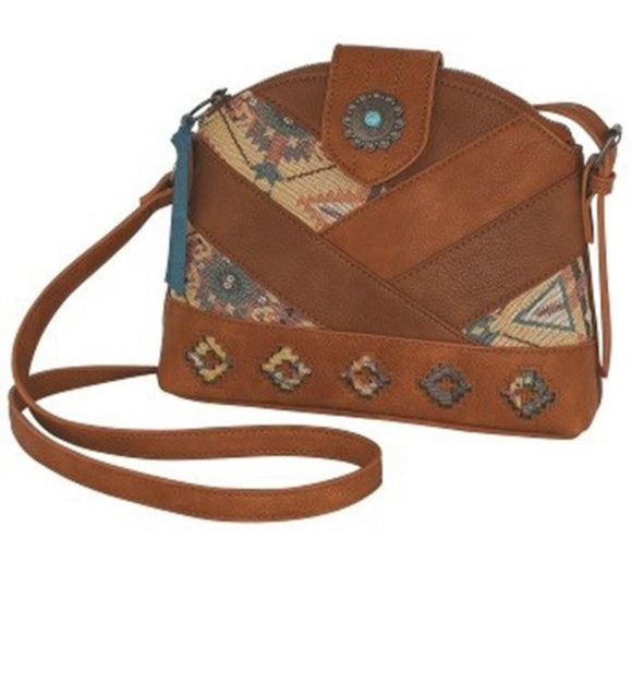 Catchfly Women's Sunset Renegade Dome Crossbody Bag