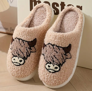 scottish highlander slippers