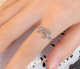 silver horse ring