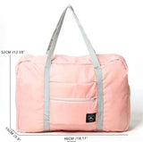 pink duffel bag