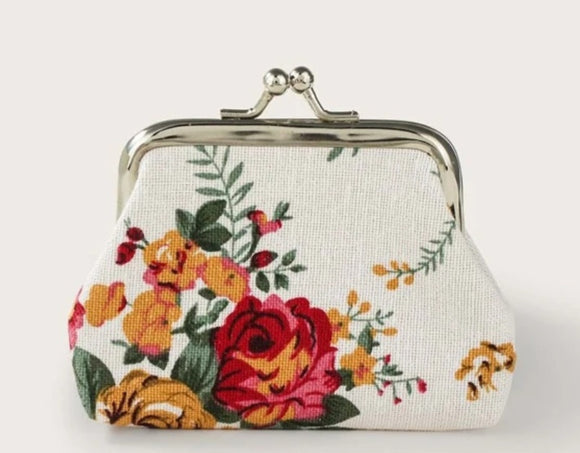 floral coin holder