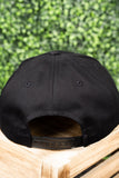 BLACK 'BORN TO GOLF FORCED TO WORK' ROPE SNAPBACK CAP