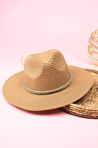 SAN JOSE SIGHTS TAUPE STRAW HAT