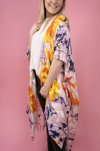 SUMMER SONNET YELLOW KIMONO