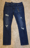 grace in la- stretch Distressed skinny jean en9521