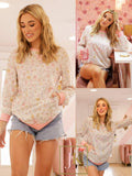 daisy dreamer pocket lightweight sweatshirt