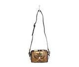 BLOOMIN' STEER HAND-TOOLED LEATHER BAG