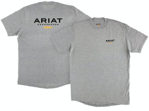 10025387 - REBAR COTTON STRONG LOGO SHORT SLEEVE PRE-SHRUNK T-SHIRT (Ariat)