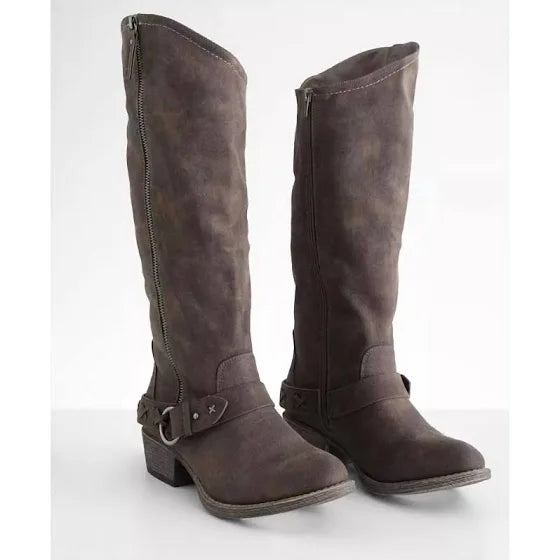 Very G merlot Boots- Dark Taupe