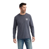 Ariat loft grey long sleeve shirt 10042778